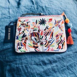 Steve Madden Anthropologie bohemian Canvas Purse